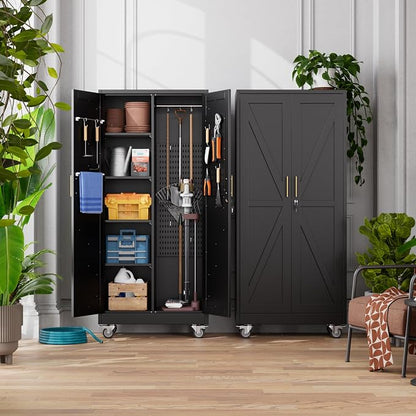 Aobabo Broom Closet Storage Cabinet - Image 2