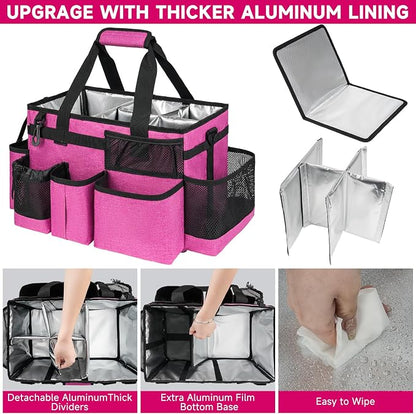 Cleaning Caddy Bag, Large Cleaning Supplies Organizer - Image 2