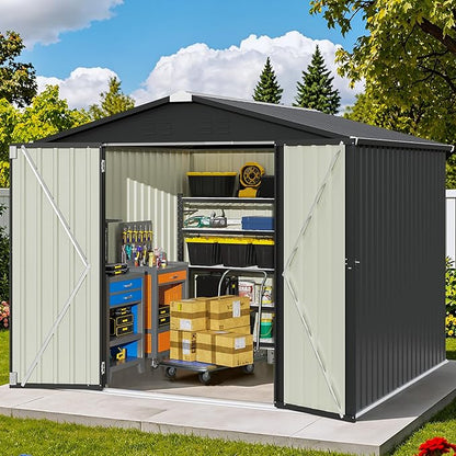 Patiowell 8x8 FT Outdoor Storage Shed - Image 7