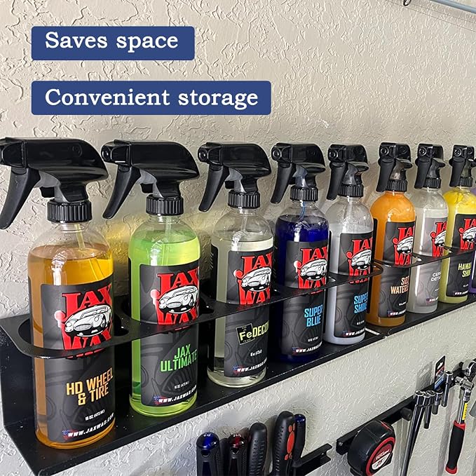 Spray Can Holder Organizer Aerosol Can Rack Wall Mount Spray Paint Storage Fit - Image 4