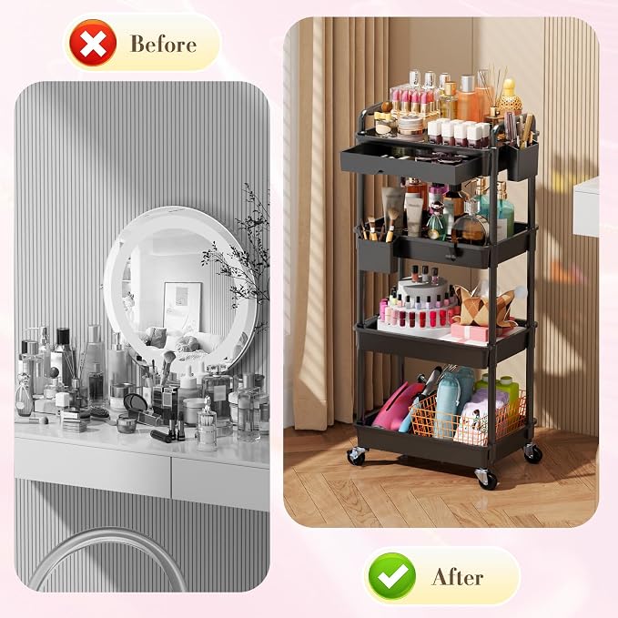 SUNALLY Makeup Cart Organizer - Image 5