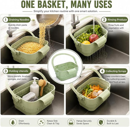 2Pack Multifunctional Hanging Sink Drain Basket - Image 8