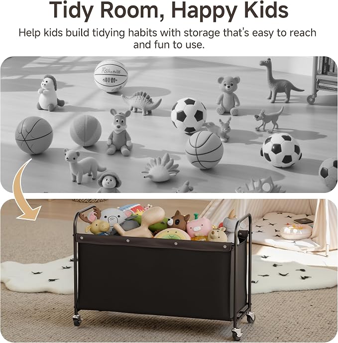 StorageWorks Toy Box with Wheels - Image 7