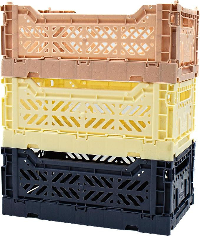 Collapsible Storage Box, Foldable Crate Organizer Bin - Image 3