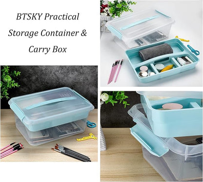BTSKY Stack & Carry Box, Art Craft Supplies - Image 7