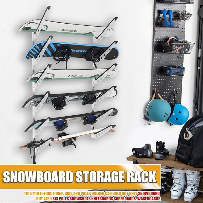 Snowboard Wall Racks, Adjustable Storage Rack - Image 3