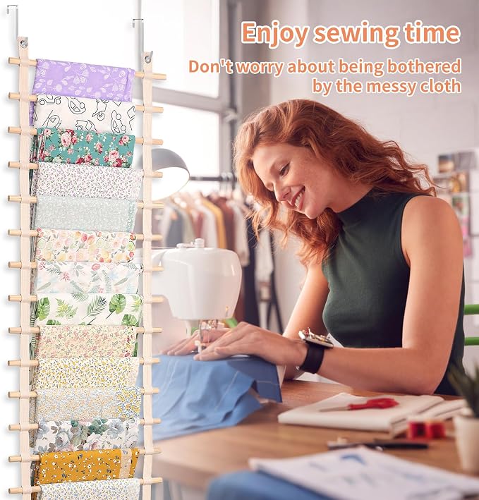 sewing fabric storage: 67 Inch fabric organizer and sewing fabrics organizer - Image 5