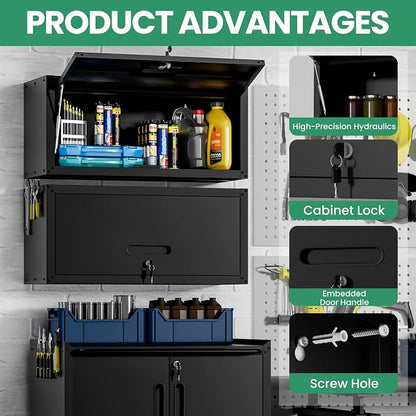 Garage Cabinet System | Heavy Duty Steel All-in-One Modular Garage Cabinet Set - Image 3