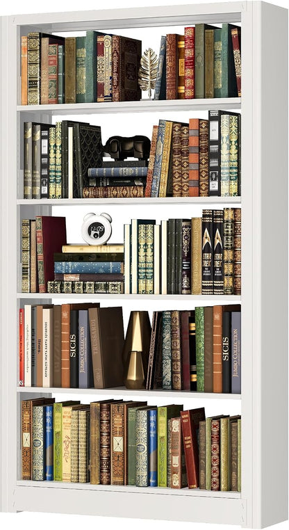 69” Tall Metal Bookshelf, Heavy Duty Bookcase, Modular Book Shelf by LyAosdFu