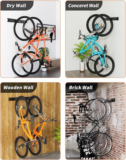 Wallavant Bike Rack Wall Mount, Bike Hooks - Image 6