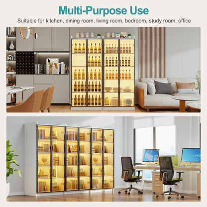 Lvifur 65" LED Display Cabinet - Image 7