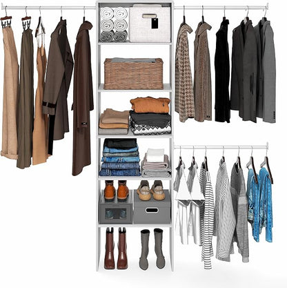 Furinno FANO Closet Organizers and Storage, 5-Tier Wide Closet Storage Organizer - Image 4