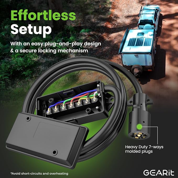 GEARit 7 Way Plug Inline Trailer Cord - Image 5
