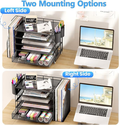 OPNICE Desk Organizer, 5-Tier Desktop File Organizer - Image 3