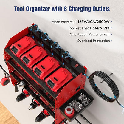 Heavy Duty Power Tool Organizer Wall Mount - Image 2