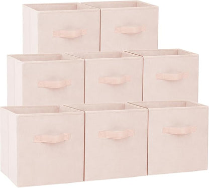 Storage Cubes - 13 Inch Heavy Duty Fabric Storage Bins by Criusia