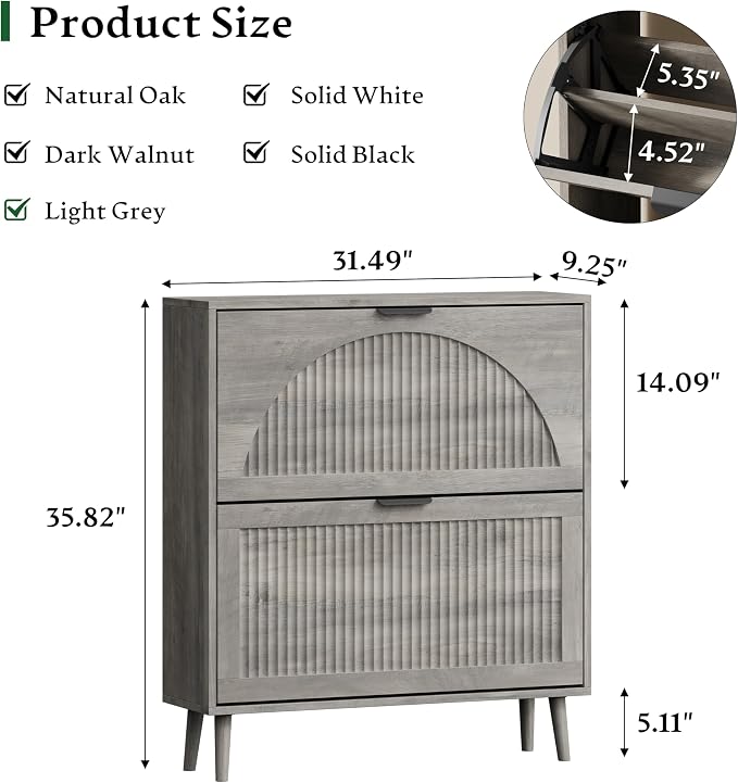 Xixini Shoe Storage Cabinet - Image 2
