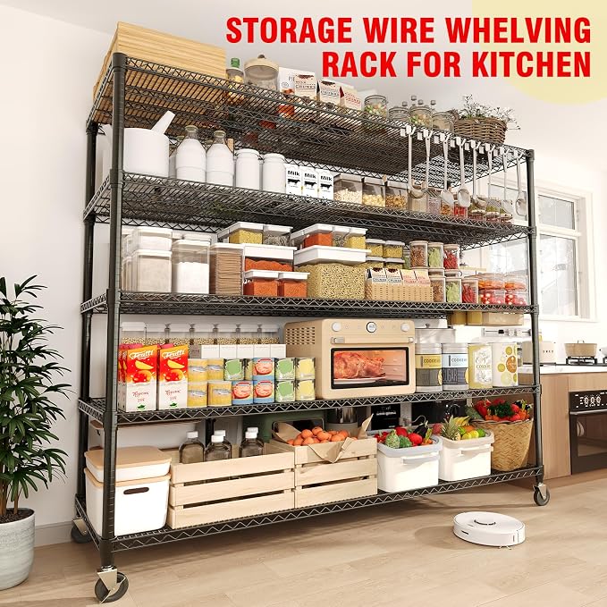 GarveeHome 82"H Storage Shelves - Image 6