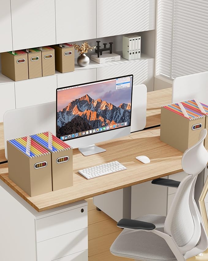 Portable Collapsible Cardboard File Box - Image 3