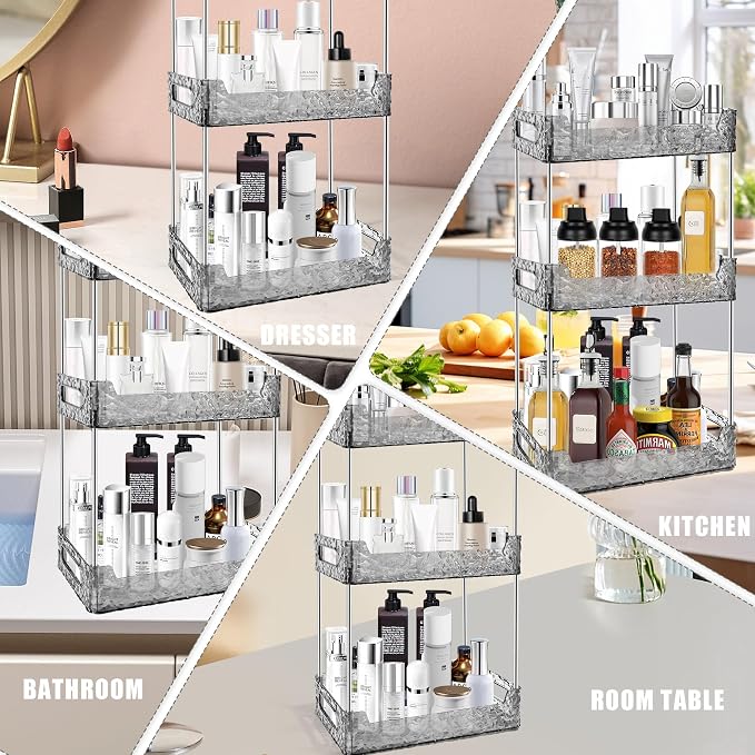 3-Tier Bathroom Counter Organizer Countertop Storage, Dresser Organizer Vanity - Image 7