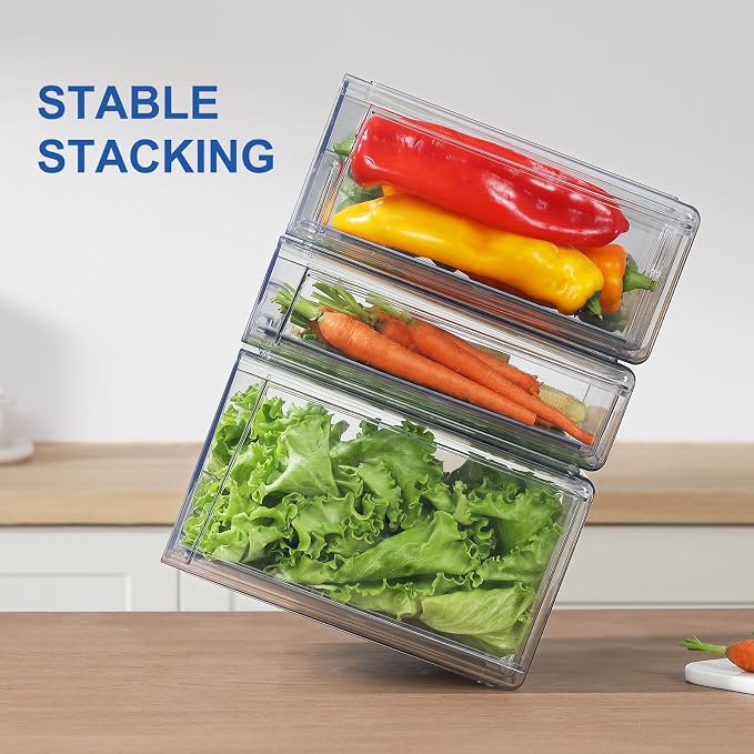 Plastic Clear Fridge Storage Organizer - Image 6