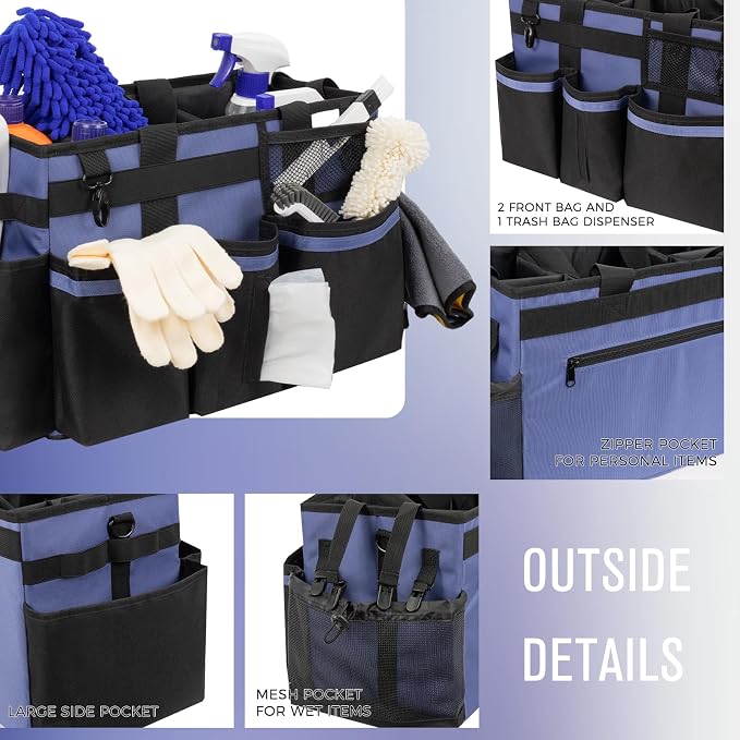 Wearable Cleaning Caddy, Cleaning Caddy Supplies Organizer - Image 3