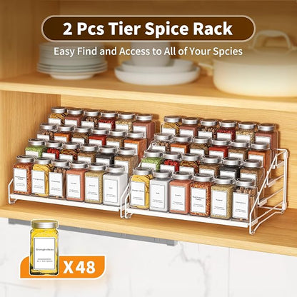 Spice Organization for Cabinet, Spice Rack Organizer, Spice Rack Organizer for - Image 6