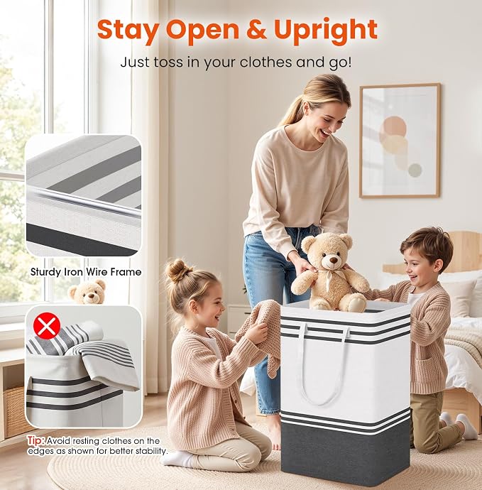 TranquilRelax 3-Pack Laundry Basket - Image 4