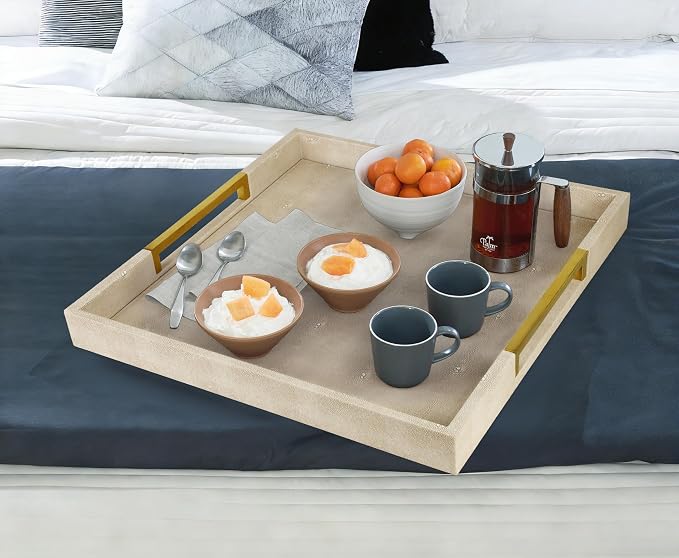 HofferRuffer Faux Leather Serving Tray - Image 6