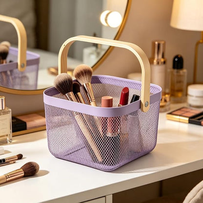 AJIODA Metal Mesh Wire Basket, Small Steel Basket - Image 5