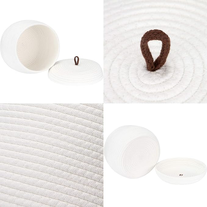 Sea Team Round Cotton Rope Storage Basket - Image 4