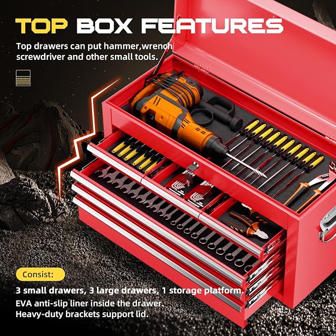8-Drawer Rolling Tool Chest - Image 5
