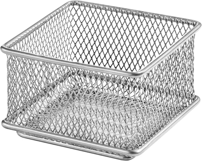 YBM HOME Silver Mesh Drawer Cabinet and or Shelf Organizer Bins, School Supply by YBMHome