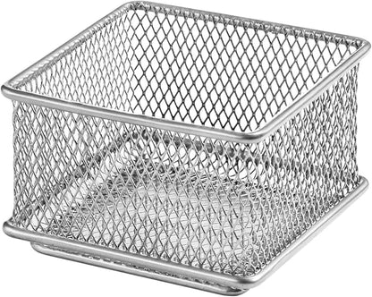 YBM HOME Silver Mesh Drawer Cabinet and or Shelf Organizer Bins, School Supply by YBMHome