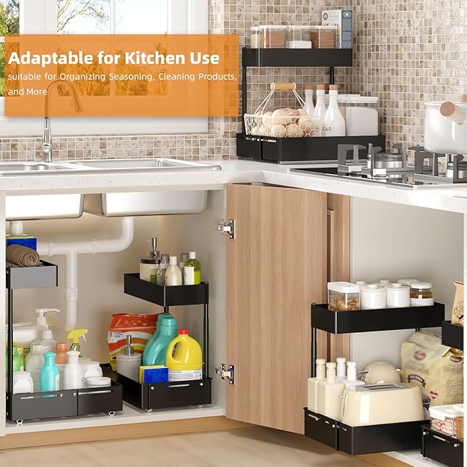 2Packs Under Sink Organizer - Image 2