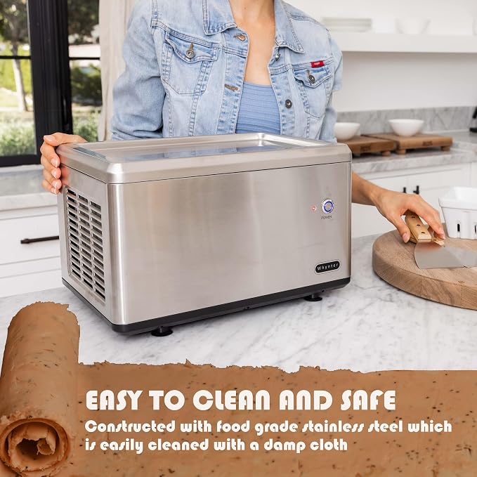Whynter ICR-300SS 0.5-Quart Stainless Steel Rolled Ice Cream Maker - Image 5