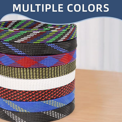 Braided Cable Sleeving, PET Expandable Braided Cable Sleeve, Flexible Mesh - Image 2