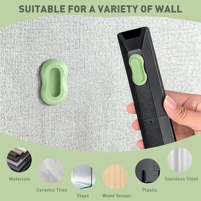 VZZNN 6 Pack Magnetic Remote Control Holder Wall Mount - Image 5
