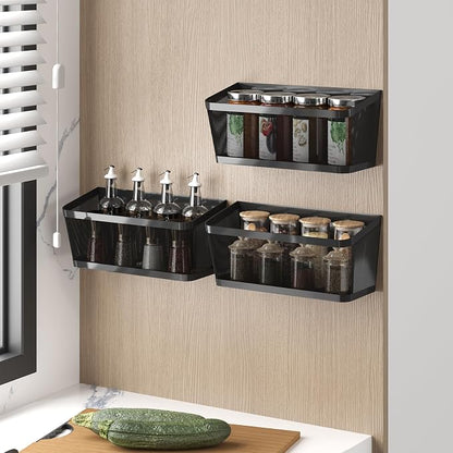 3 Pack Hanging Wall Storage Baskets, Heavy Duty Metal Wire Baskets | - Image 6
