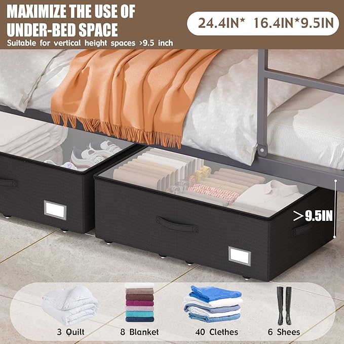 EE-RoomWorld Underbed Storage Bins - Image 2
