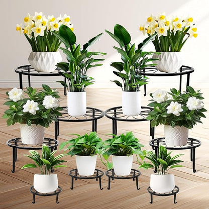 ESRICH 10 Pack Plant Stand, Metal Plant Stands by ESRICH
