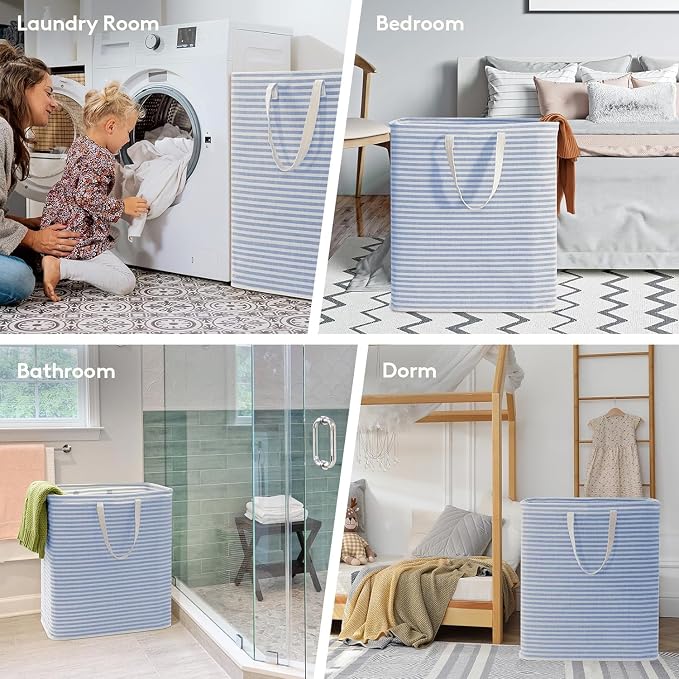 Lifewit 1 Pack Laundry Basket 100L Each, Collapsible Clothes Hamper - Image 7