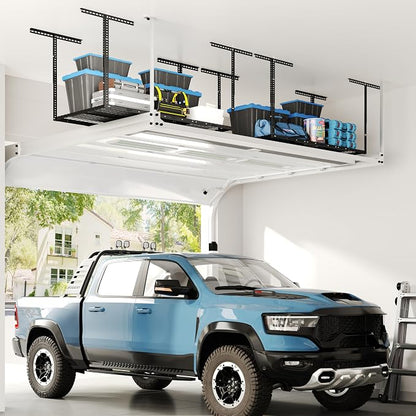 FLEXIMOUNTS 2 Pack 3x6 Overhead Garage Storage Adjustable Ceiling Rack 72" - Image 7
