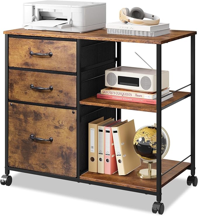 DEVAISE 3 Drawer Mobile File Cabinet by DEVAISE