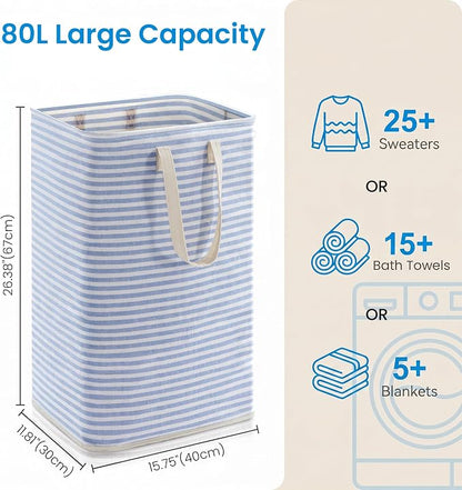 efluky Slim Laundry Basket, Narrow Laundry Hamper - Image 2