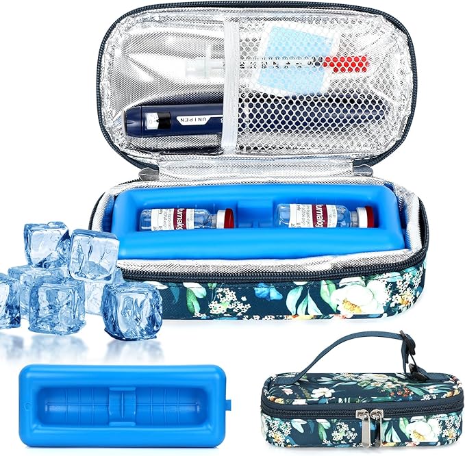 Insulin Vial Cooler Travel Case – TSA Approved Diabetic Medication Vial Cooling by Lengke