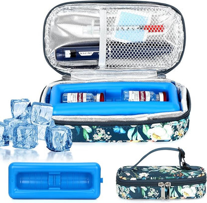 Insulin Vial Cooler Travel Case – TSA Approved Diabetic Medication Vial Cooling by Lengke