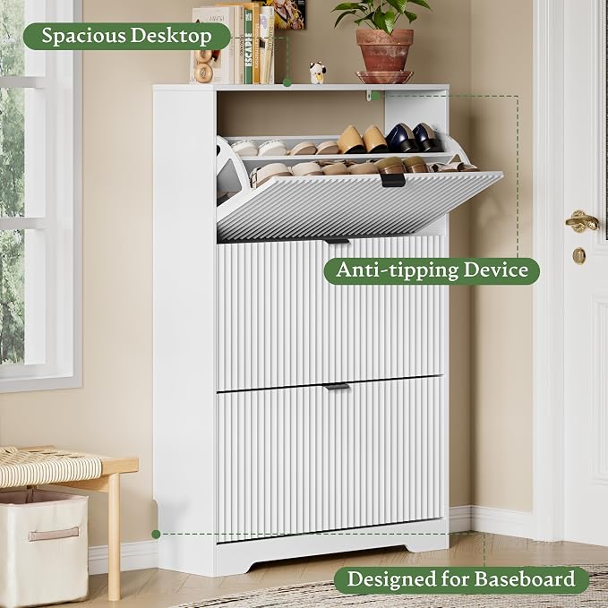 Xixini Shoe Storage Cabinet for Entryway - Image 4