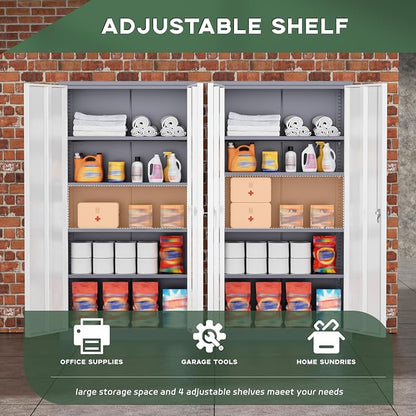 Greenvelly Metal Storage Cabinet - Image 4