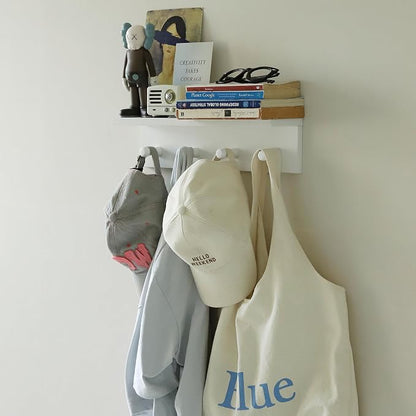 Entrance Coat Rack ，Coat Hooks, Wall-Mounted Wooden Hook Rack, Wall-Mounted - Image 4